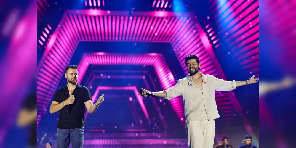 Já animados com o “esquenta” do DJ, foi como um foguete para a galera engatar nos hits de Zé Neto & Cristiano