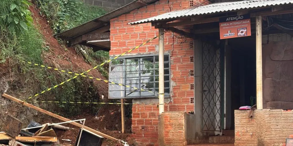 Em Palmas, 75 casas foram atingidas e 6 pessoas tiveram que deixar suas casas