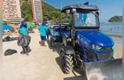 Sanepar retira mais de 160 toneladas de lixo das areias do litoral em pouco mais de um mês