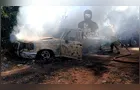 Incêndio em veículo deixa homem gravemente ferido em Guaragi