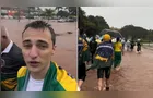 'Brasília alagou': Ricardo Zampieri enfrenta chuva em caminhada de Nikolas Ferreira