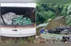 Pessoas são presas por roubar cervejas de caminhão tombado em Imbaú