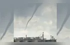 Moradores confundem nuvem funil com tornado e ficam em pânico em PG