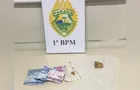 PM prende homem por tráfico de drogas no bairro Colônia Dona Luiza