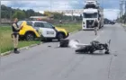 Motociclista morre após colidir contra a lateral de SUV na BR-277: 'Vida inteira pela frente'