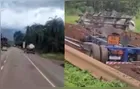 Motorista pula de carreta sem freios em rodovia e consegue se salvar; veja vídeo