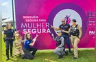 Forças de segurança realizam ato de combate à violência contra a mulher em Ponta Grossa