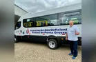 Vereador Paulo Balansin entrega van para a Associação dos Deficientes Físicos de PG