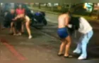 Briga com socos e puxões de cabelo é registrada em plena Avenida Brasil, em Cascavel