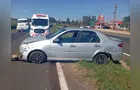 Colisão lateral entre caminhão e carro deixa condutor ferido na PR-151 em Castro