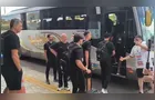 Jogadores do Operário saem do hotel rumo ao Germano Krüger para primeiro jogo da final