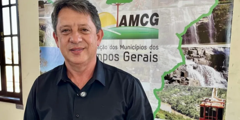 Gerson Nunes - Prefeito de Sengés e presidente da AMCG