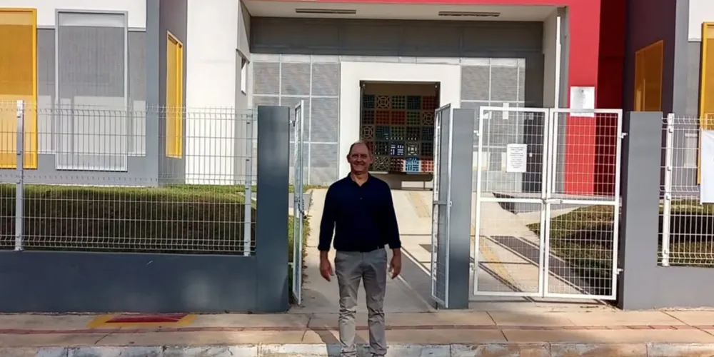 Elias Gomes da Costa acompanhou a solenidade de inauguração