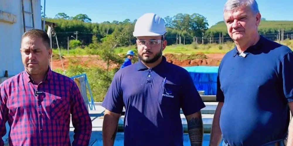 Juca Sloboda acompanhou a reforma dos filtros da Estação de Tratamento de Água Matarazzo