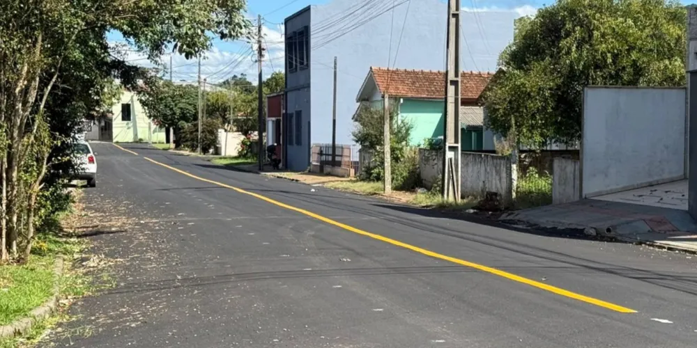 A obra foi realizada com recursos próprios do município