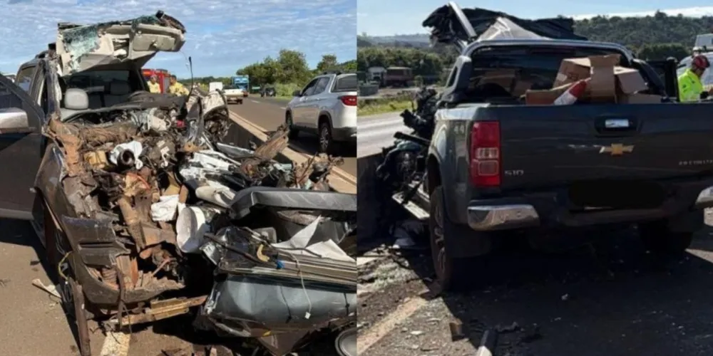 O acidente aconteceu por volta das 7h40 deste sábado (11), na BR-369, em Cornélio Procópio