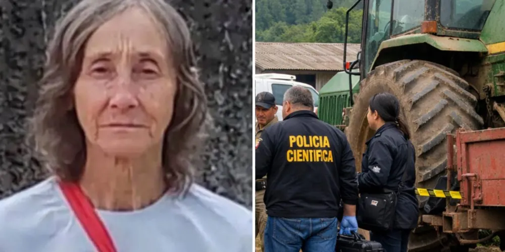 A vítima, identificada como Helena Hanchuck, estava na área de engate entre o veículo e uma carreta