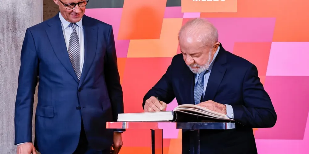 Lula discursou na abertura da maior feira industrial do mundo, a Hannover Messe