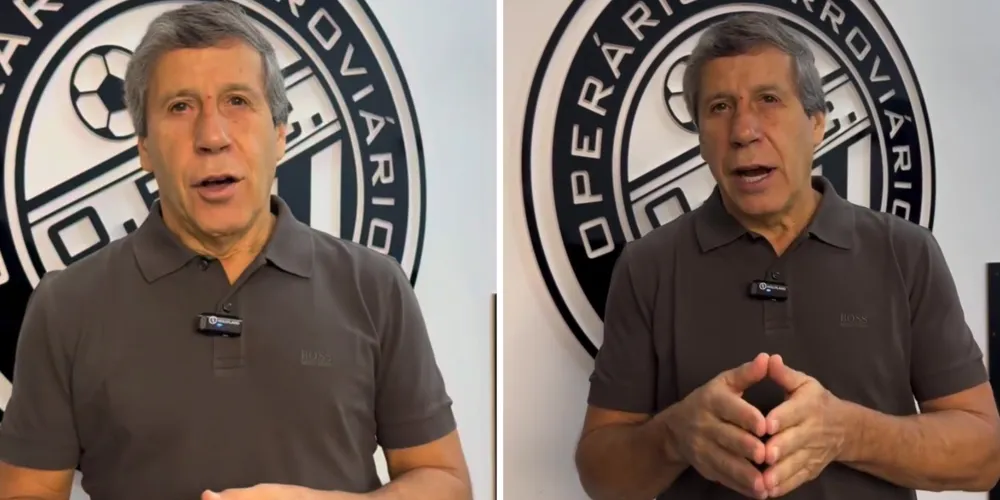 O presidente do Grupo Gestor do Operário Ferroviário, Álvaro Goes, convocou a torcida