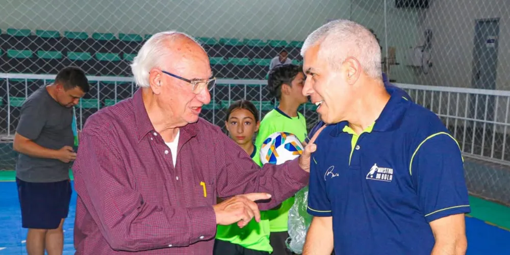 Reinaldo Cardoso e Ricardinho estiveram reunidos