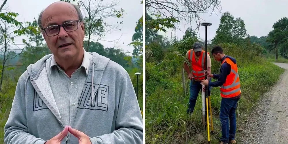 Ary Carneiro Junior esteve no local das obras