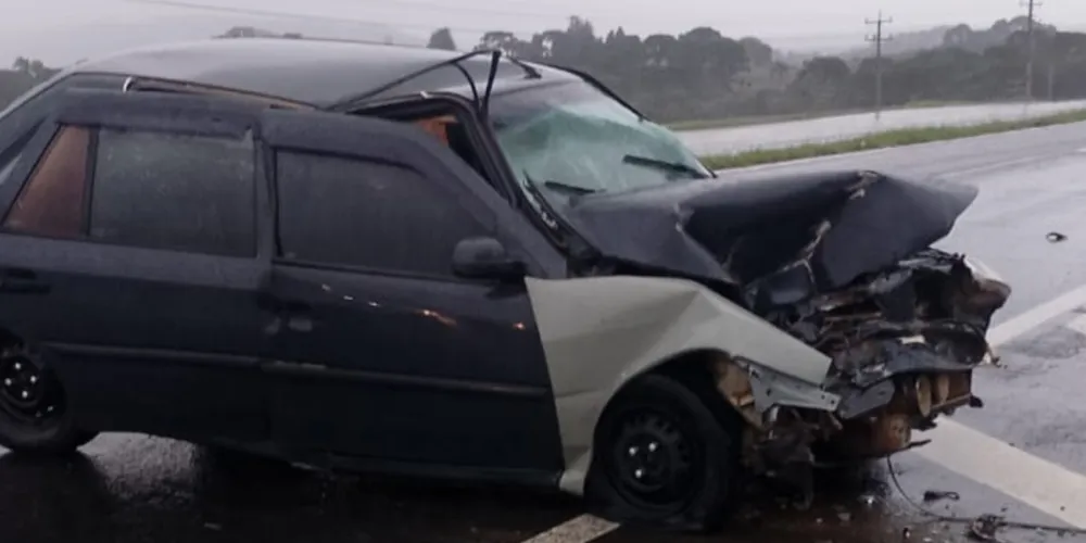 O veículo era um Volkswagen Gol