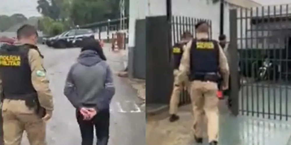 A suspeita foi encontrada em casa e levada para a Central de Flagrantes de Curitiba