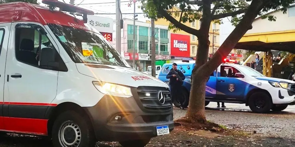 Equipes acionadas para ocorrência