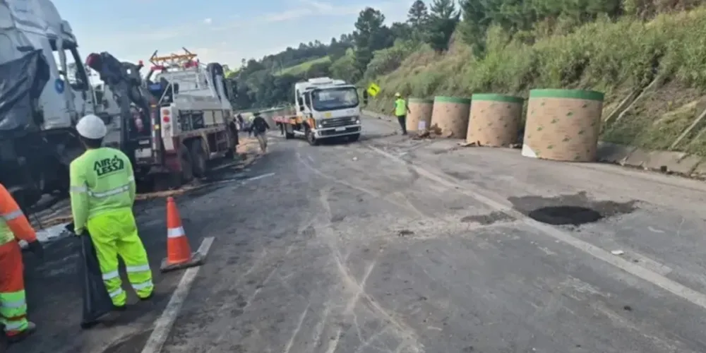 Local da ocorrência na BR-376
