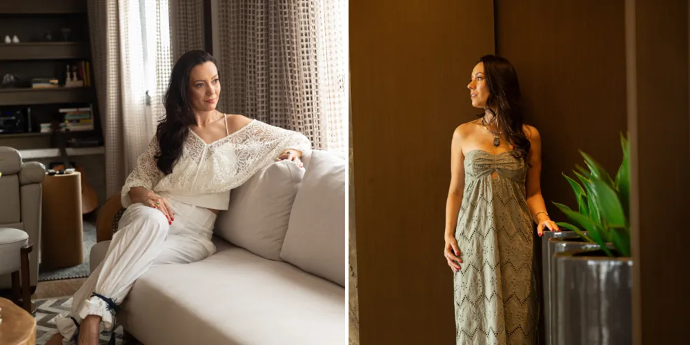 À frente da Casa Amelya, ela constrói mais do que uma marca cria experiências, resgata afetos e reforça o valor dos encontros, traduzindo em cada detalhe um estilo de vida pautado no cuidado e na conexão.