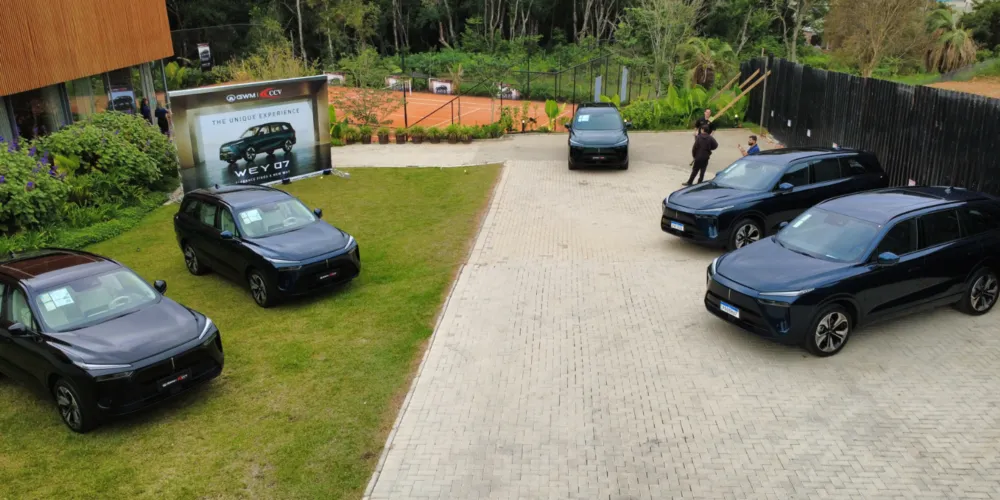 Em destaque, o WEY 07, modelo da GWM que vem conquistando espaço ao traduzir modernidade, tecnologia e um novo olhar sobre mobilidade