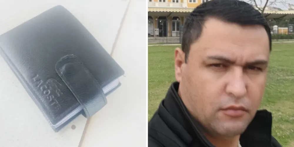 Carteira encontrada por Luis Fernando Martins Junior