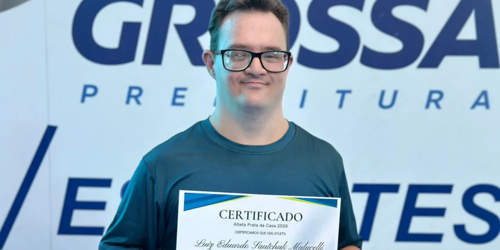 Luiz Eduardo Sautchuk Malucelli é atleta ‘Prata da Casa’