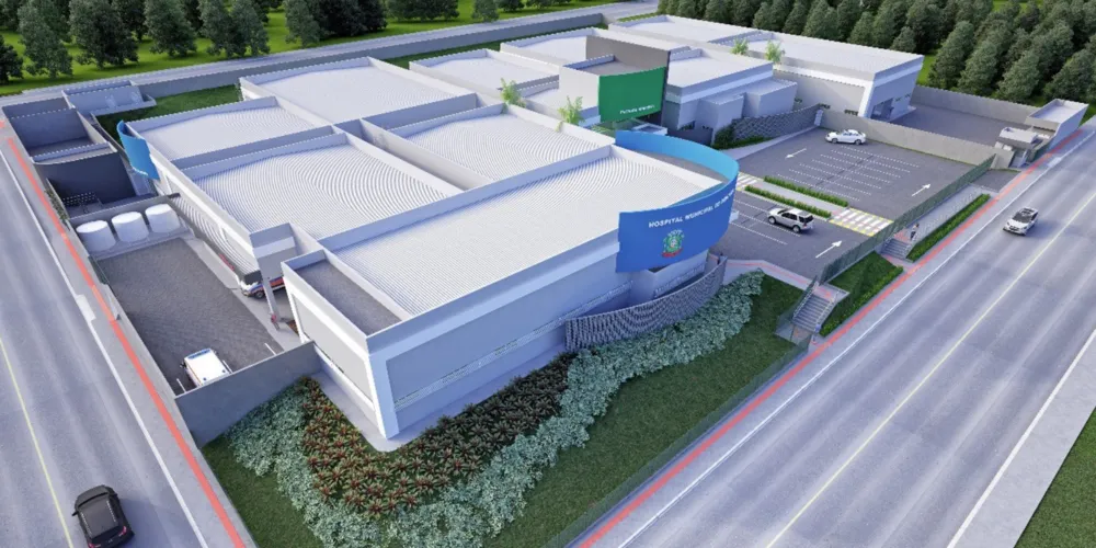 A nova estrutura terá 2.965 m², com 48 leitos e serviços de média complexidade