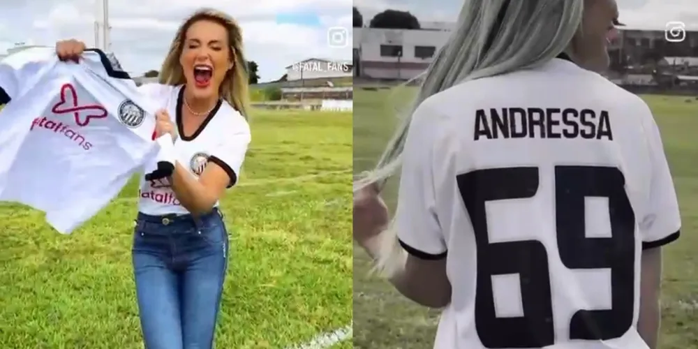 Andressa Urach em vídeo de divulgação