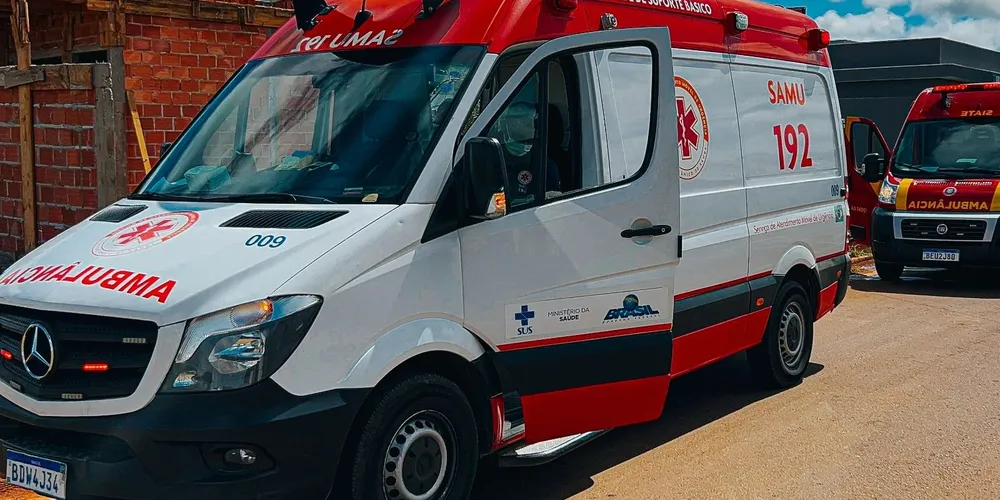 O homem foi encaminhado para receber atendimento médico
