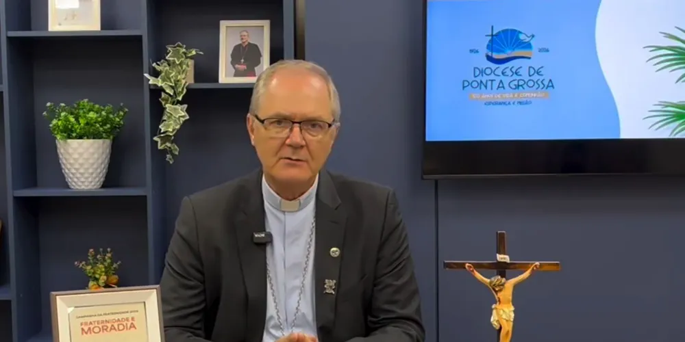 Bispo Dom Bruno, da Diocese de Ponta Grossa