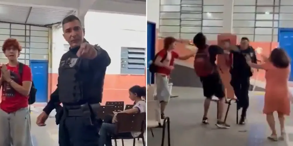 O agente foi afastado preventivamente das ruas pelo comando da Polícia Militar