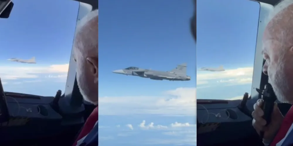 O chefe do Planalto compartilhou o vídeo nas redes sociais