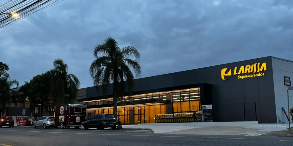 O Larissa Supermercados foi inaugurado em fevereiro de 2026