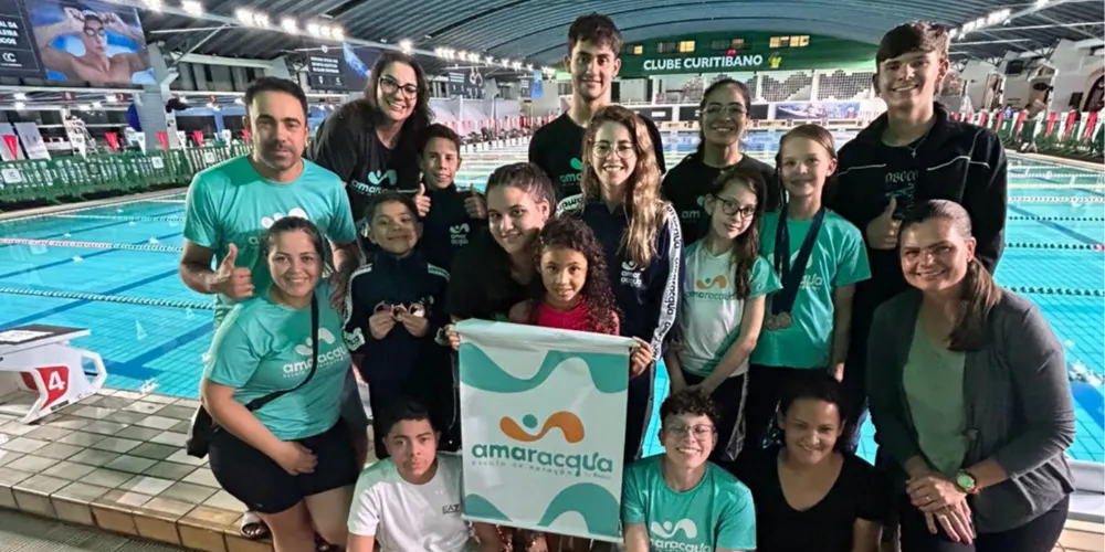 Os nadadores ponta-grossenses são atletas federados, representando a cidade em competições regionais e estaduais