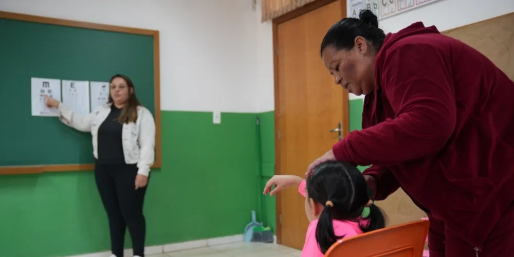 A ação contempla crianças da educação infantil e dos 1º e 2º anos do ensino fundamental