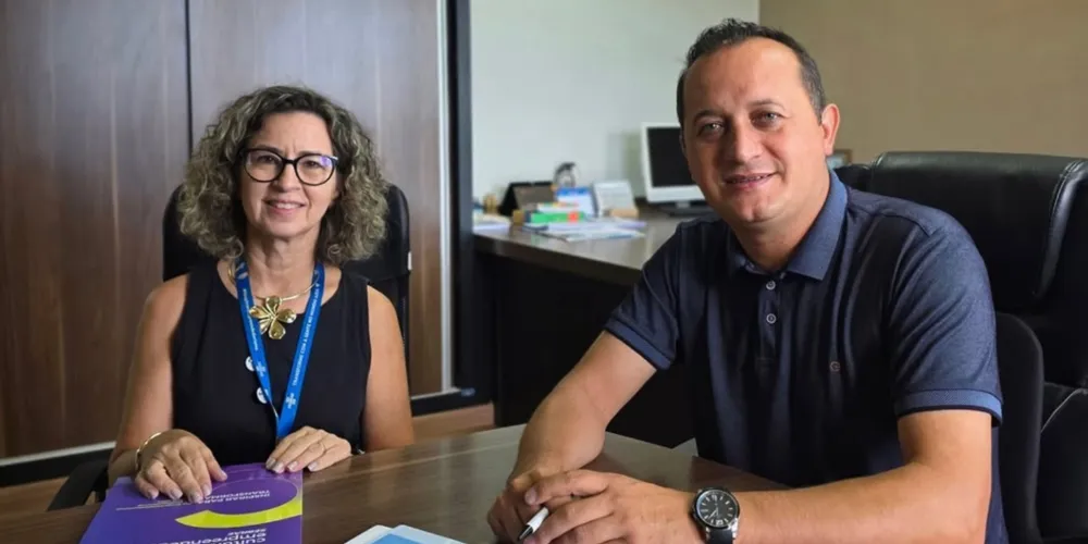Fabíola Costa e Mario Cezar estiveram reunidos