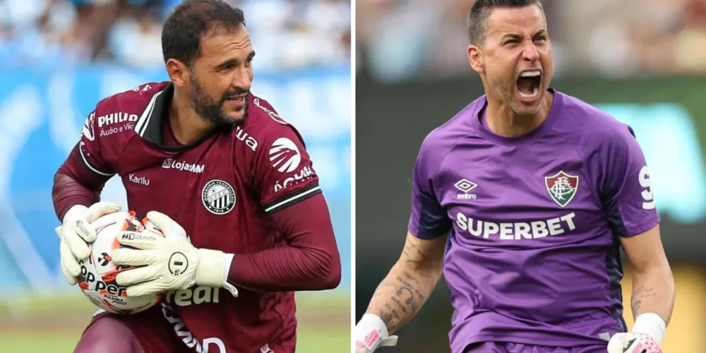 Vágner Silva e Fábio, goleiros titulares de Operário e Fluminense