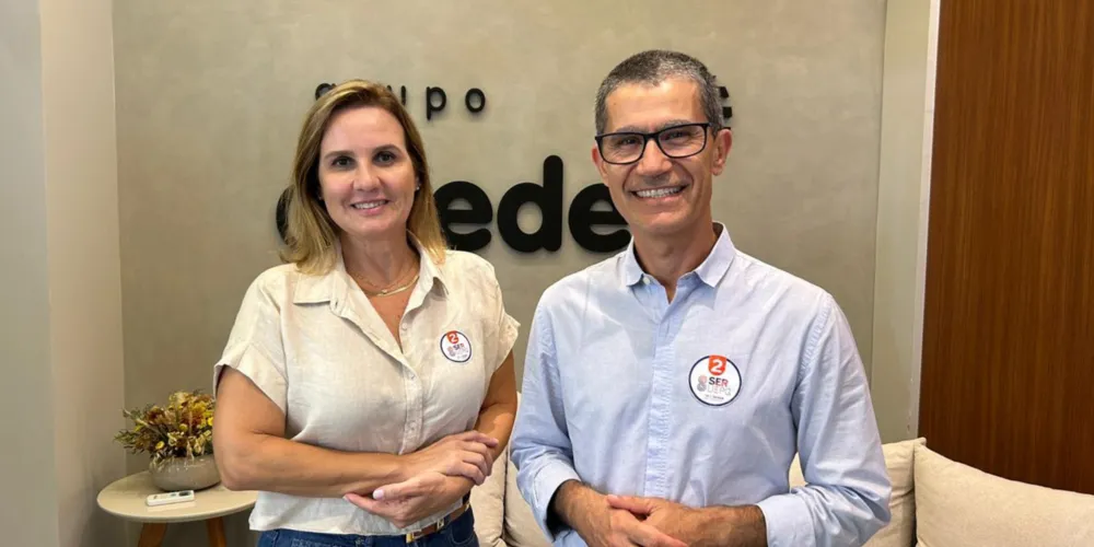 Adriana Campagnoli - Candidata à vice-reitora / Ivo Mottin Demiate - Candidato a reitor