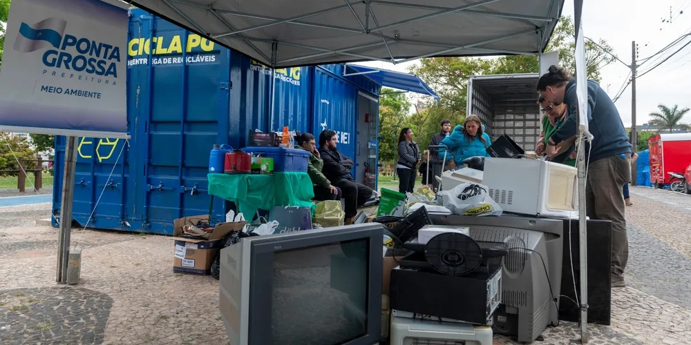 Recicla PG no Parque Ambiental