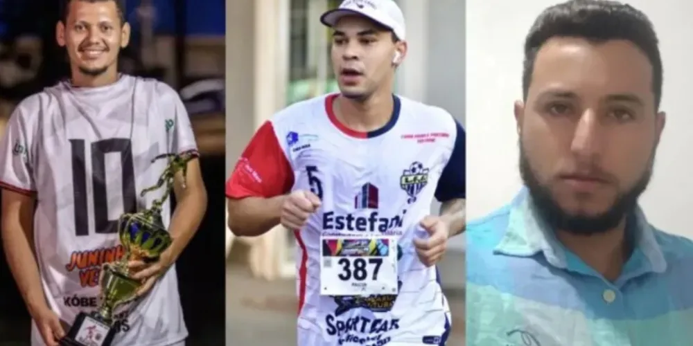 Breno Castelar, Maicon Douglas e Orlei Rodrigues da Rosa