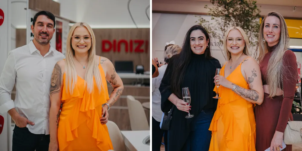 Karla Diniz recebeu a todos com fidalguia, charme e sua já reconhecida elegância, proporcionando uma experiência à altura da proposta da nova loja.