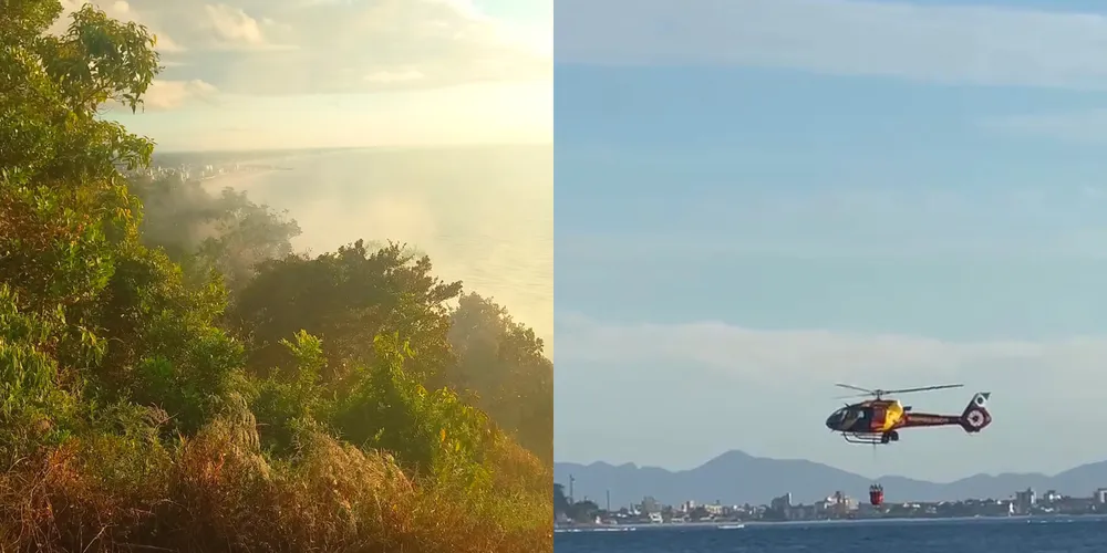 No local, as guarnições iniciaram o combate direto nas áreas acessíveis, controlando as chamas na parte mais plana