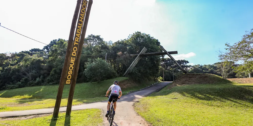 Bosque do Trabalhador, na Cidade Insdustrial de Curitiba
